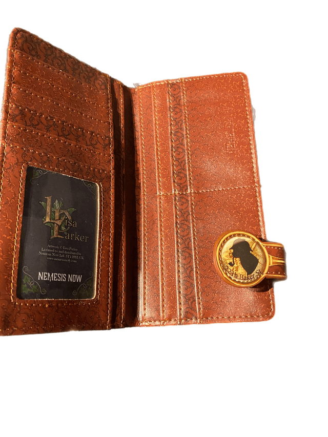 Puurlock Holmes embossed purse by Lisa Parker 
