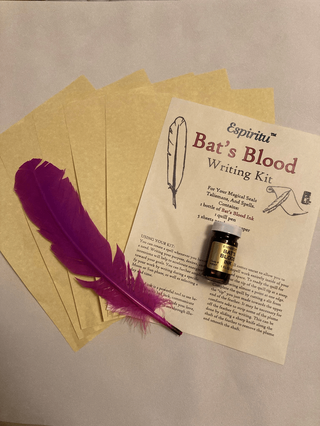 Dragons /Bats /Doves Blood Writing Kit