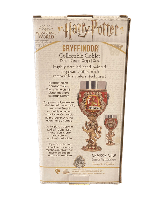 Gryffindor Harry Potter goblet by Nemesis Now