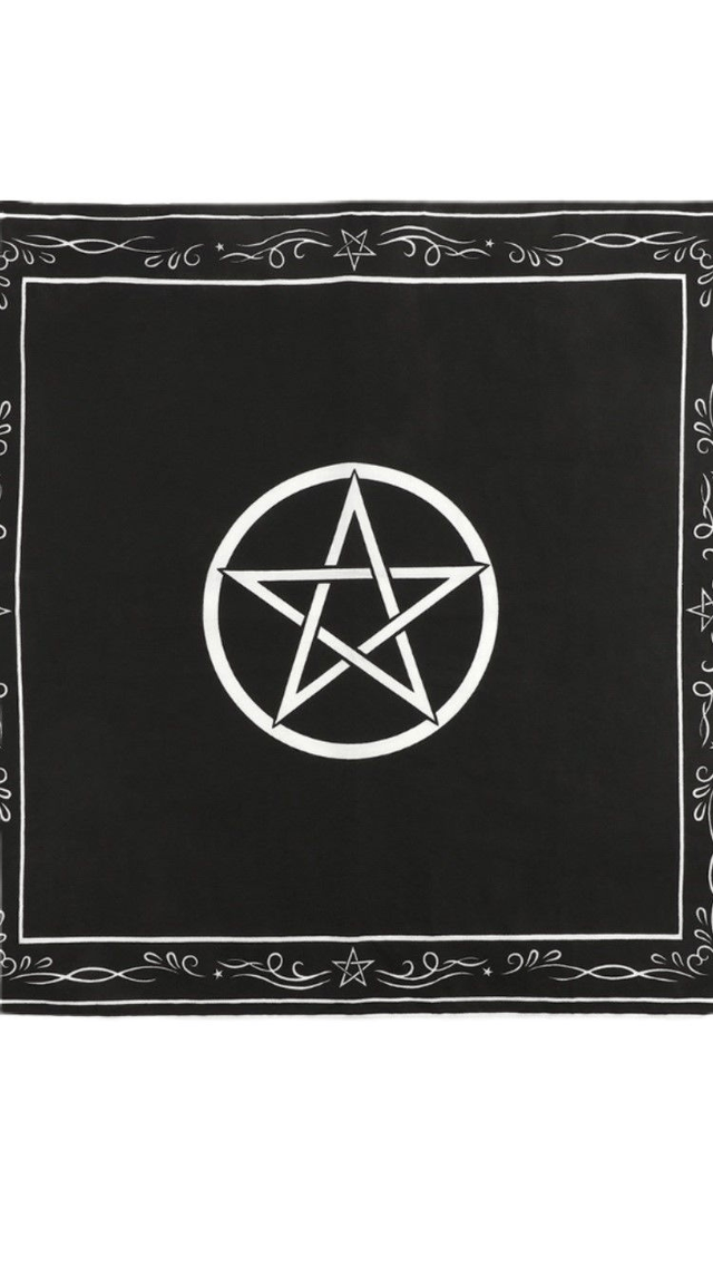 Pentagram Altar Cloth 70cm x 70cm