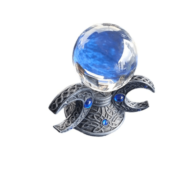 Moon crystal ball holder