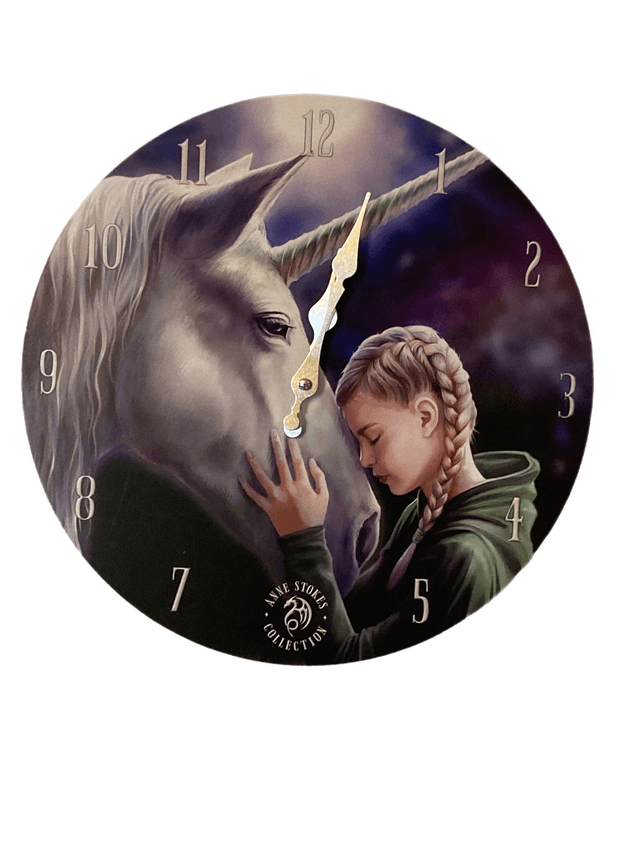 Anne Stokes "The Wish " Wall clock