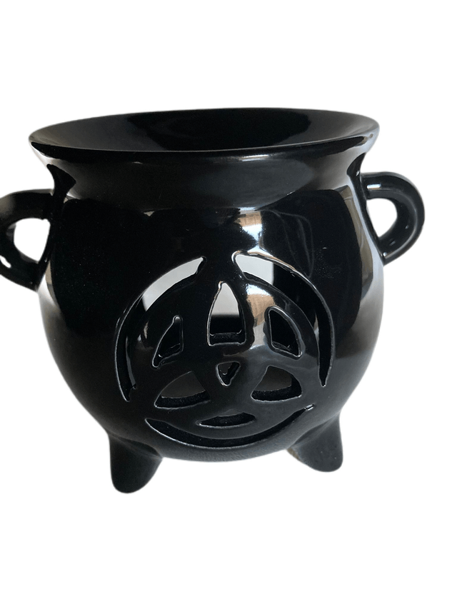 Cauldron pentagram oil burner/wax melt
