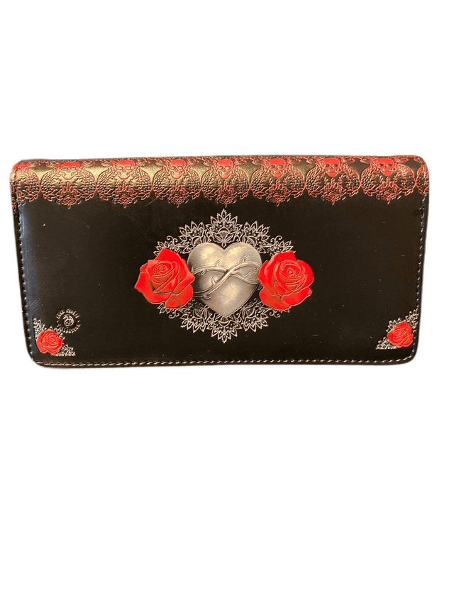 Only Love Remains Embossed Purse by Anne Stokes
