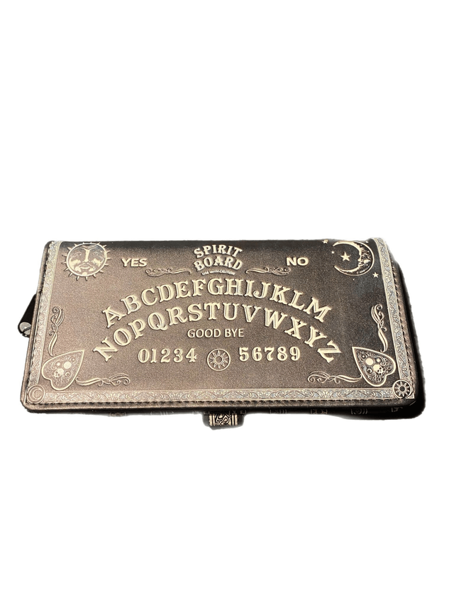 Spirit Board embossed purse by Nemesis Now
