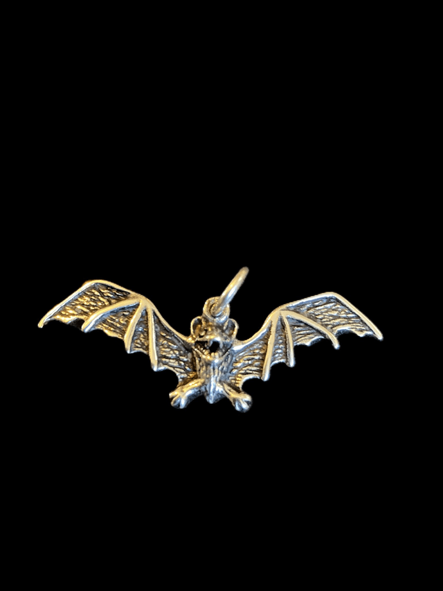Sterling Silver Large Bat Pendant Only