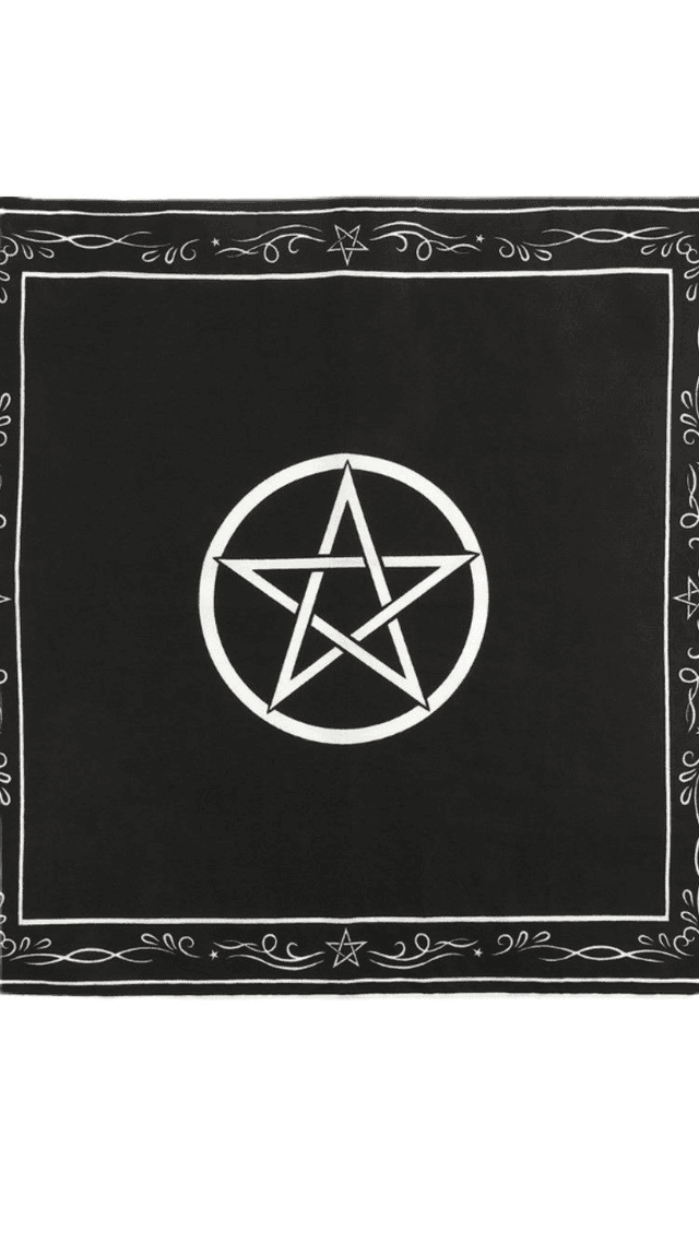 Pentagram Altar Cloth 70cm x 70cm