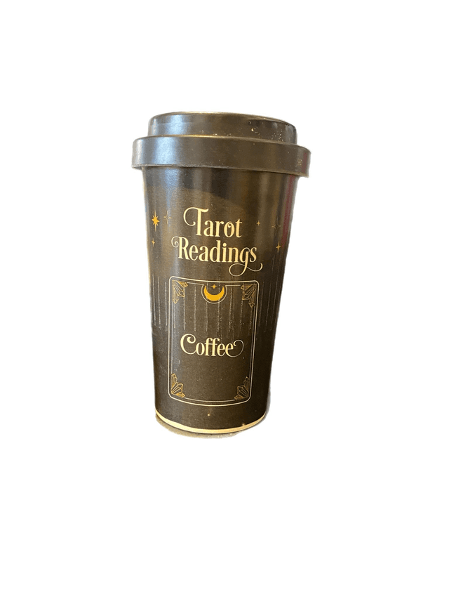Tarot Reading Bamboo Reusable Travel Mug