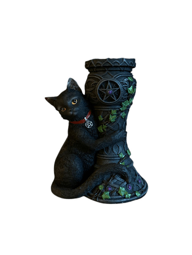 Nemesis Now Midnight Cat candle holder