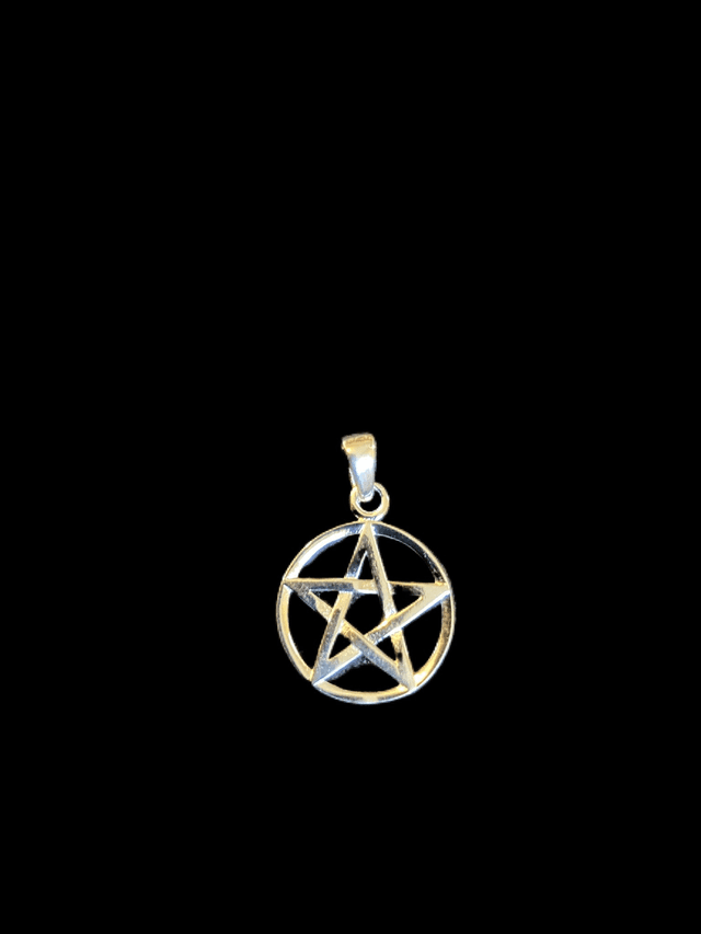 Sterling Silver Dainty Pentacle Pendant Only